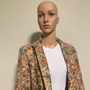 Medium Coldwater Creek Floral Jacket - Vintage